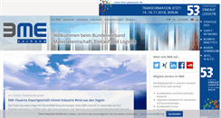 Desktop Screenshot of bme.de