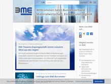 Tablet Screenshot of bme.de